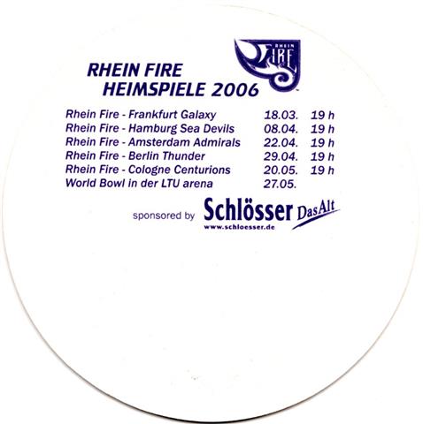 dsseldorf d-nw schlsser rheinfire 7b (rund215-heimspiele 2006-blau)